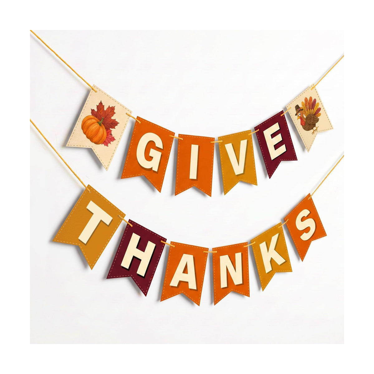 Thanksgiving Decorations Give Thanks Banner