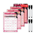 XOXO Parents Movie Night Bingo Cards, Reusable Supplies - RomCom