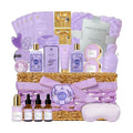Gifts for Women, 35 Pcs Lavender Bath & Body Gift Basket, Get Well Soon Set
