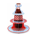 Willinglong 1 Pcs Shes Ready to Pop 3 Tier Cupcake Stand