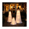 Halloween Decorations Outdoor - 3 Packs Light Up Ghost Decor for Porch Yard