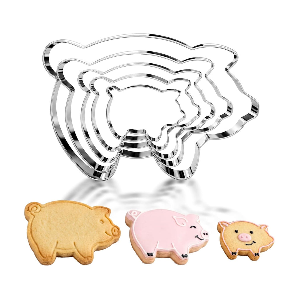 Cookie Cutters, 5 Pack (Pig)