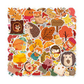 Fall Stickers,Thanksgiving Stickers for Kids,Non-Repeating Sticker for Kids