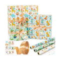 Bafeil Dinosaur Wrapping Paper Birthday Boy, 3 Rolls Cute Dino