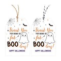 Alynta Halloween Tags with String 50Pcs Happy Halloween Paper Gift Tags