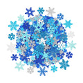 Foam Stickers, 504 PCS Glitter Foam Snowflake Stickers, 7 Colors