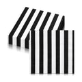 MotiMind Halloween Paper Napkins for Party,50 Pcs,Gothic Striped