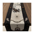 Halloween Decorations - Gothic Pumpkin Ghost Spider Web Table Runner