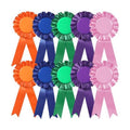 Blank Award Ribbons, 10 PCS Participation Rosette Award Ribbons Prize Recognition Victory Ribbon, Winner 1st Place Ribbon for Sport Event School Contest Classroom Competition DIY Party