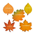 200 Pcs Thankful for Leaves Place Cards Thanksgiving Place Card I Am Thankful for Fall Leaf Table Cards Autumn Maple Leaf Seating Name Card Plate Decor for Thanksgiving Dinner Harvest Desktop Decor