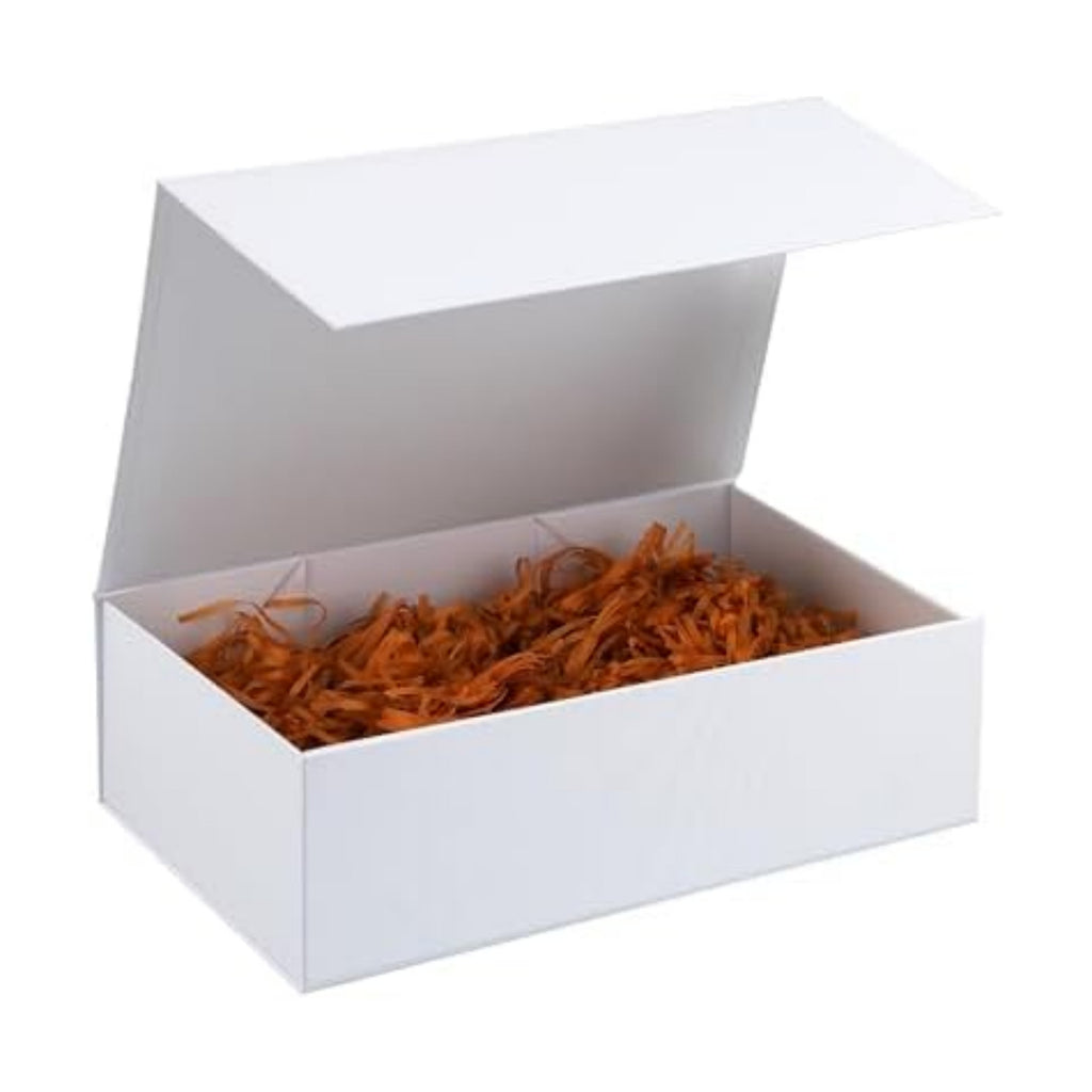 Tlpmsk White Gift Boxes With Lids,11×7.8×3.5 Inch,Magnetic Box for Present