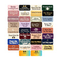 64 Designs Wedding Photo Booth Props, 32 Double-Sided Selfie Signs