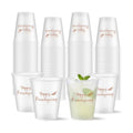 Yungyan 100 Pcs Happy Friendsgiving Frosted Plastic Cups 16oz Thanksgiving