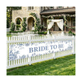 Blue Bride To Be Happily Ever After Bridal Shower Wedding Banner