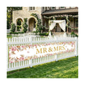 Mr And Mrs Wedding Decor Banner Decorations Party Hanging Sign
