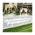 Something Blue Before I Do Banner Bridal Shower Bachelorette Decorations