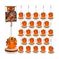 RattanView 24 Pcs Turkey Picture Holders Fall Photo Holder for Centerpieces