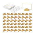 Uniclife 48 Pcs Place Card Holders for Wedding Party Tables