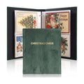 Spiareal Greeting Card Binder Album 6x8,Green,Vertical Two-panel Layout
