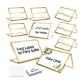 20pcs Food Labels for Party Buffet, 3.5"x2"Acrylic Sign Holder,Place Cards