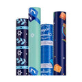 Hanukkah Wrapping Paper (4 Rolls, 148 sq. ft. ttl) Menorahs, Dreidels, Stripe and Star of David Design for Holiday Gift Wrap - Traditional Hanukkah Elements Collection - 30 Inches x 14.8 Feet Per Roll