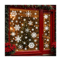 Christmas Window Clings for Glass Windows, Snowflakes Christmas Decorations