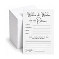 Retirement Advice Cards, Wishes & Wisdom for the Retiree, 25 Cards, Retirement Party Guest Activity, Retirement Wishes Keepsake, Guest Book Alternative