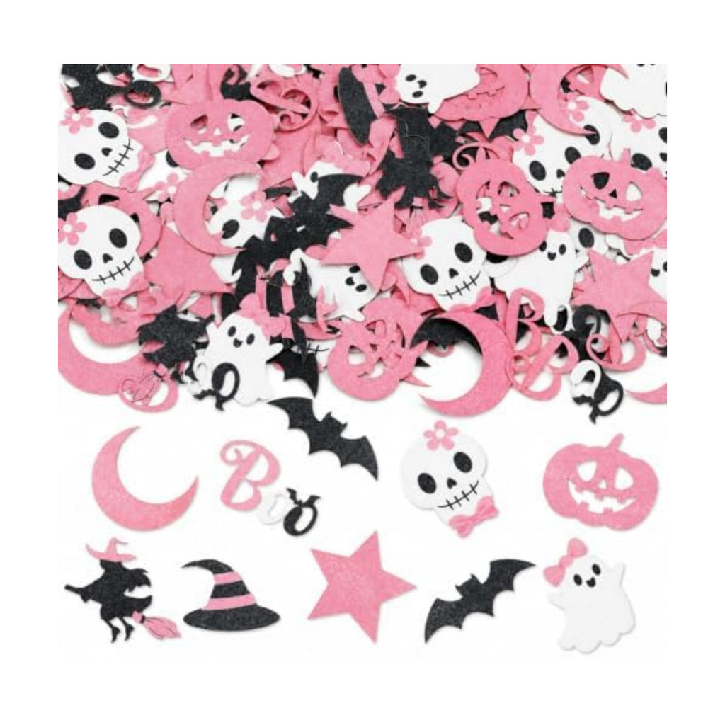 Pink Halloween Glitter Paper Confetti Party Table Scatter Birthday Decor