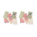 Khen 100 Count Luxury Disposable Napkins Multicolor Edition – Luxury Striped Guest Towels Linen Feel Paper Table Napkins Elegant Soft & Absorbent Towels for Parties Dinner & Events (Pack of 2)