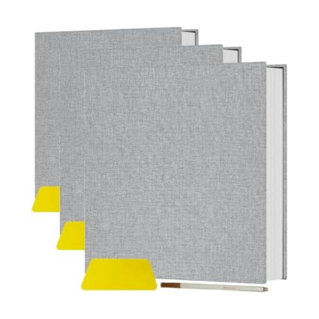 Popotop Photo Album Self Adhesive Scrapbook Album for 4x6 5x7 8x10 Pictures DIY Photo Book as Scrapbooking Supplies Kits, Birthday Gifts for Women Mom Wedding Baby Family Travel (Pack of 3)