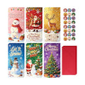 Jaywayang 24 Pack Christmas Money Holders Cards, 6 Styles Xmas Cash Gift Card with Red Envelopes & Holiday Sealing Stickers