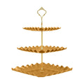 DAFURIET Plastic Dessert Cupcake Stand, 3 Tier Cup Cake Tower