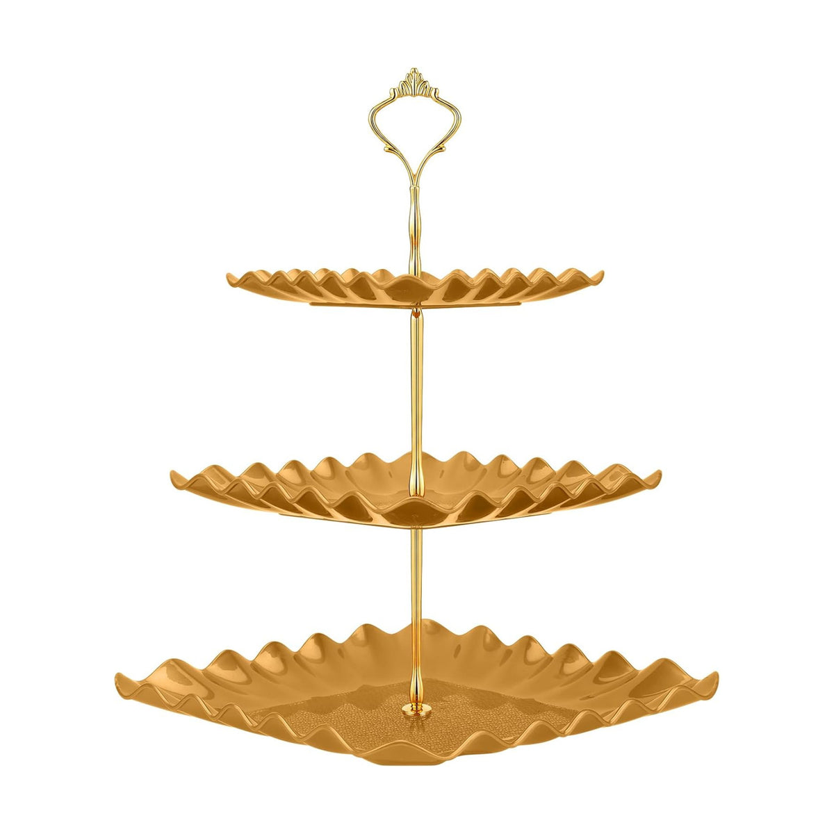 DAFURIET Plastic Dessert Cupcake Stand, 3 Tier Cup Cake Tower