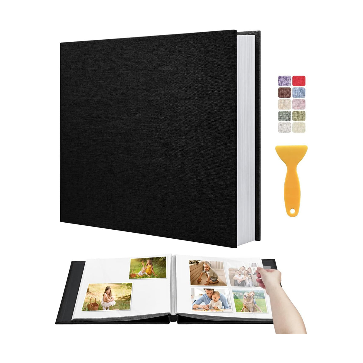 Large Self Adhesive Scrapbook Album, 40 Sheets 80 Pages Photo Book