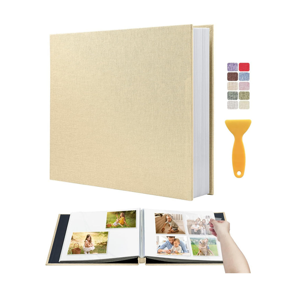 Large Self Adhesive Scrapbook Album, 40 Sheets 80 Pages Photo Book