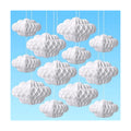 3D Cloud Honeycomb Ball Decorations, 12 Pcs