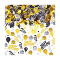 WILLBOND 3000 Pcs Birthday Confetti Metallic Foil Party Decorations,None (Pack of 5)