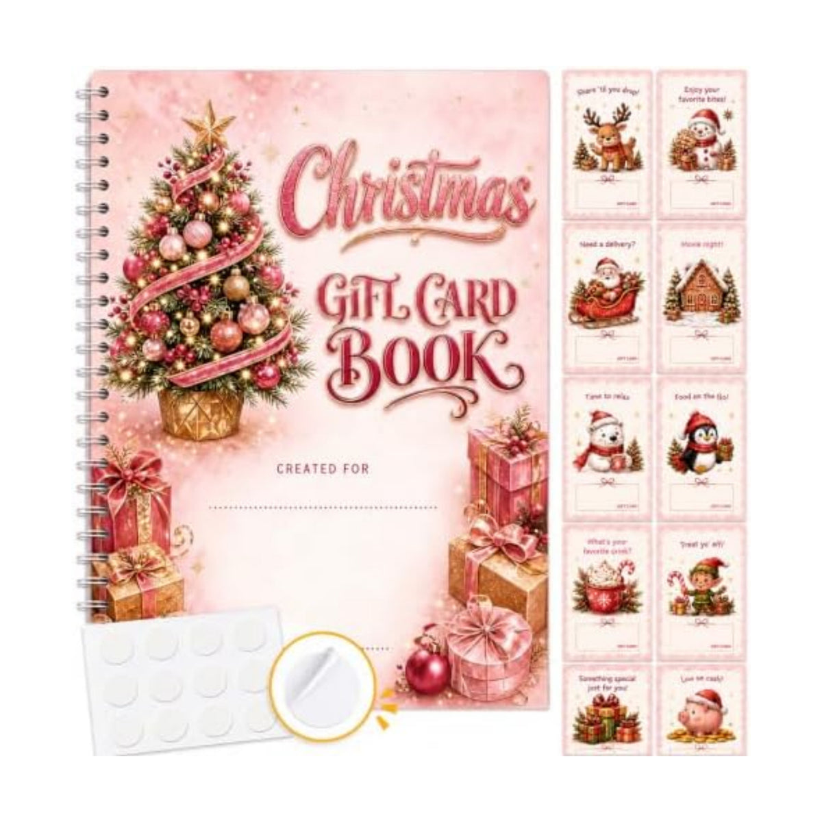 Christmas Gift Card Book, Merry Christmas Gift Card Book for Adults Teens