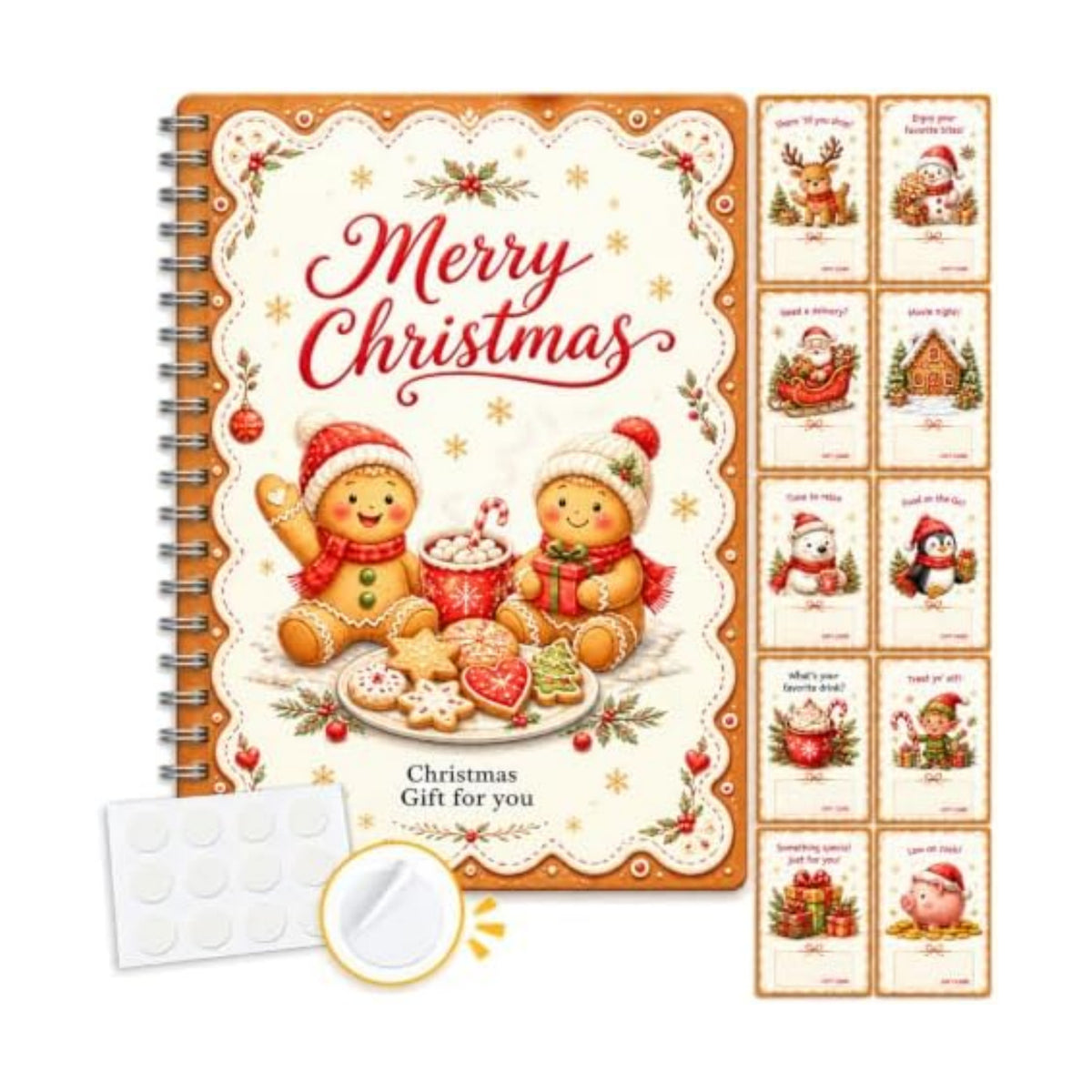 Christmas Gift Card Book, Merry Christmas Gift Card Book for Adults Teens