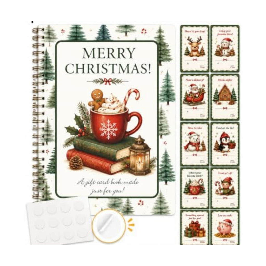Christmas Gift Card Book, Merry Christmas Gift Card Book for Adults Teens