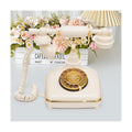 UKBW Audio Guest Book Wedding Phone, Audio Phone Guestbook, Record Audio Messages with Guestbook, Guestbook Alternative for Wedding, Birthday Party, Baby Shower, Anniversary, Engagement(Beige)